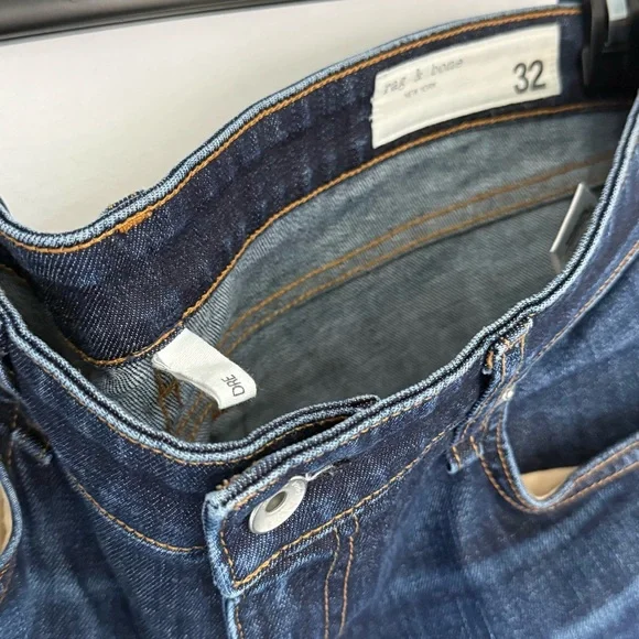 Rag & Bone Indigo Denim Jeans US size 14 - Picture 9 of 16